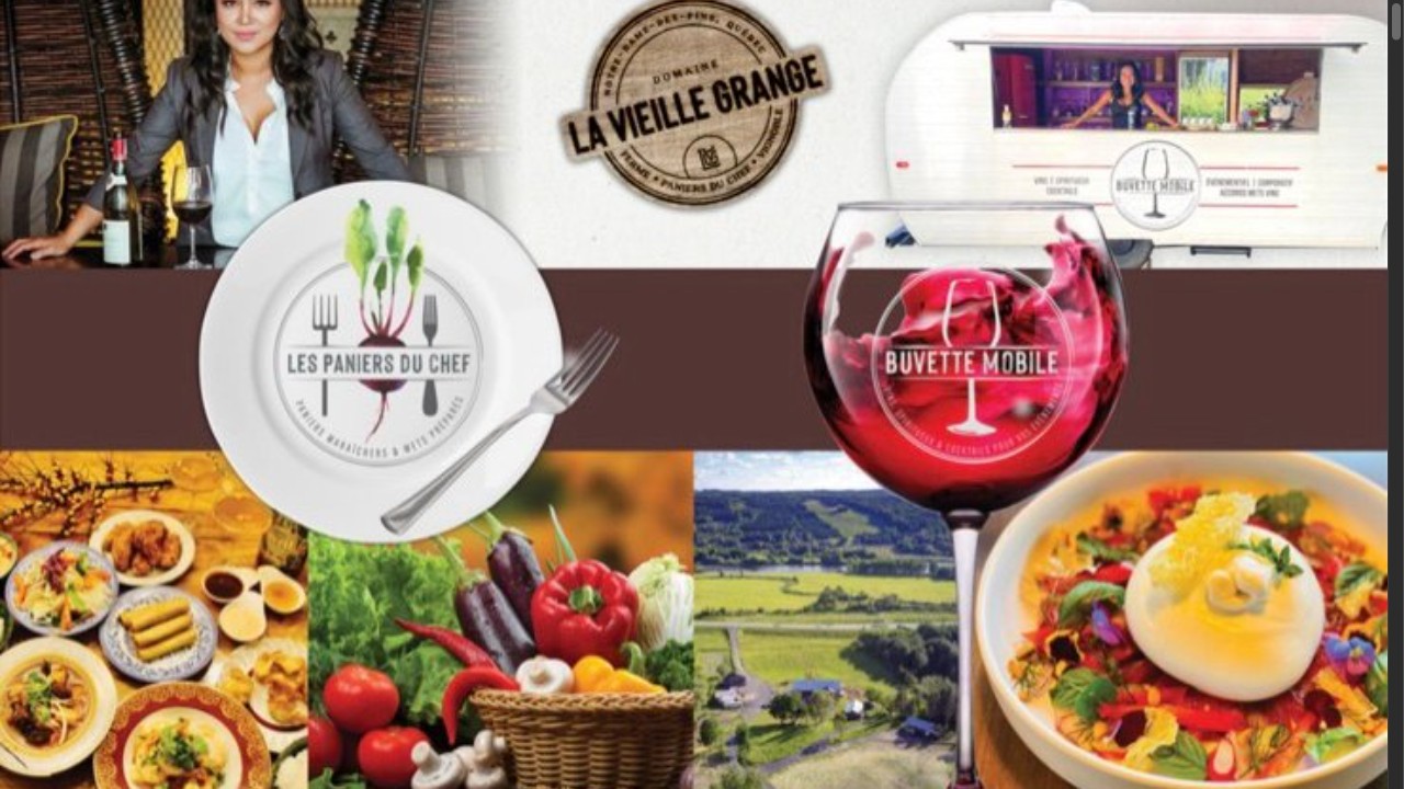 Win Le Phan, sa roulotte Buvette Mobile, Les Paniers du Chef et le Domaine La Vieille Grange à Notre-Dame-des-Pins